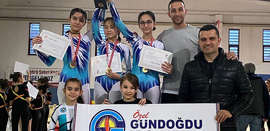 Okulumuz Cimnastik takımı yıldızlar kategorisinde Konya şampiyonu olmuştur