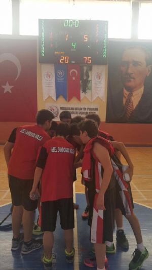 Konya AMPYONU olan Yldz Erkek Basketbolda Gndodu Koleji Karamanda