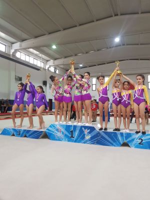 Gndodu Koleji Minik Kzlar Jimnastik takmmz Konya ampiyonu oldu.