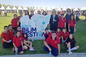 Ortaokul grencilerimiz Konya 7.Bilim Festivalinde