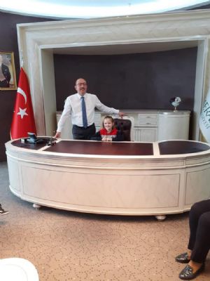 Meram Belediye Başkanı Mustafa Kavuşu Makamında Ziyaret Ettik.
